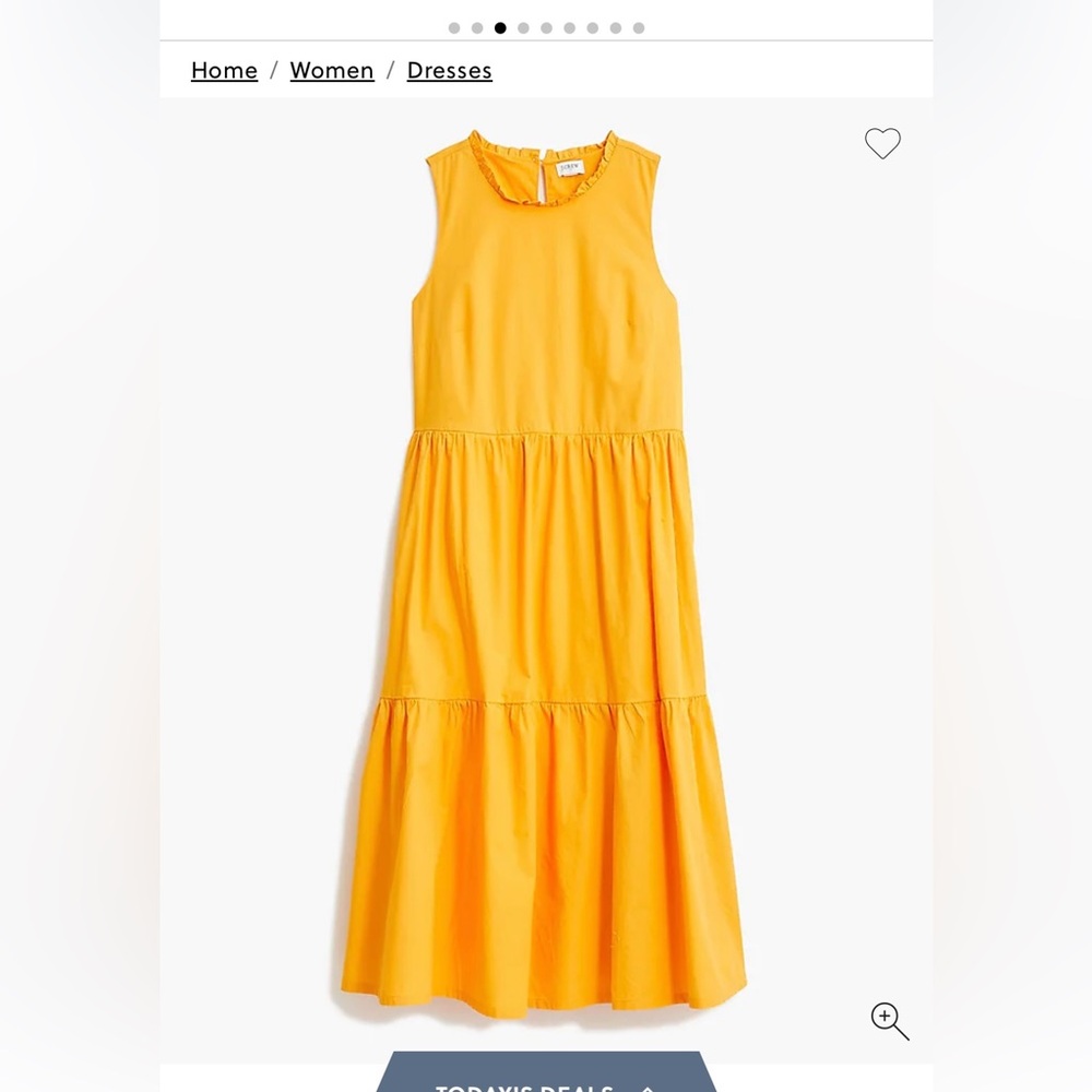 J. Crew Sleeveless Tiered Dress